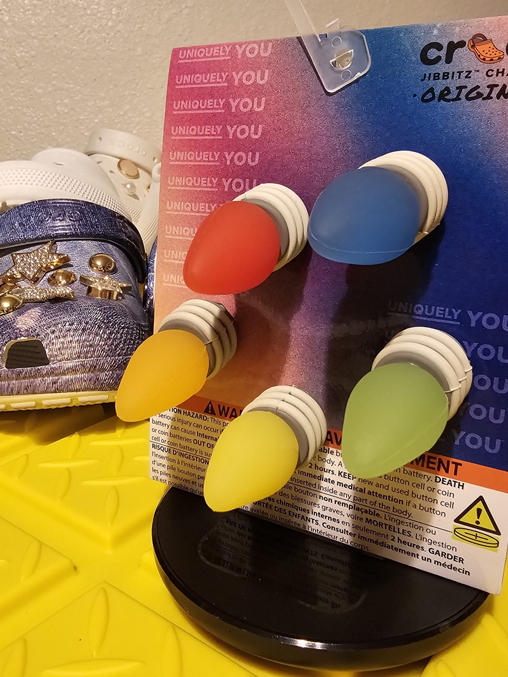 LED Holiday Light Bulbs Authentic Crocs Jibbitz - Picture 2 of 4